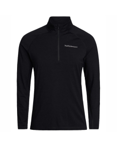 Men Magic Half Zip White logo