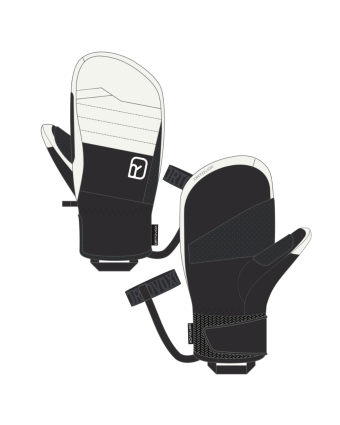 Full Leather Mitten Women