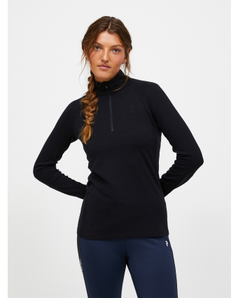 Peak Performance Magic Half Zip Wool-blend Baselayer Women