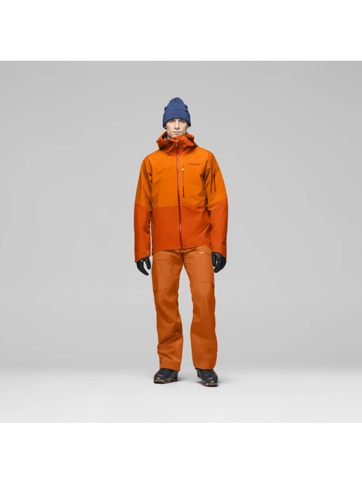 Norrøna lofoten Gore-Tex Jacket Gold Flame Model Norrøna lofoten Gore-Tex Jacket Gold Flame Model