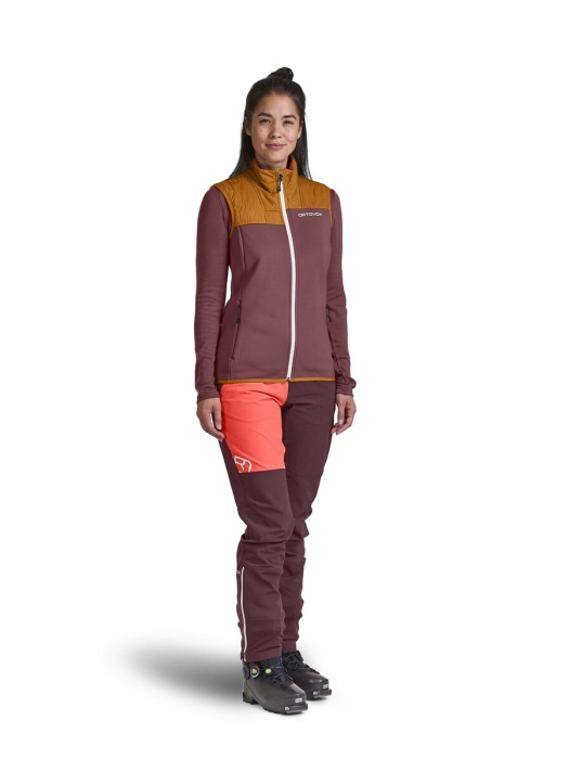 Women Fleece Plus Vest Mountain Rose