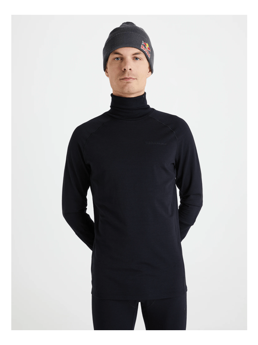 Men Magic Rollneck Black model Men Magic Rollneck Black model
