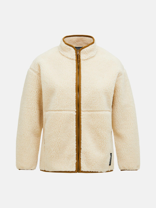Solid Pile Jacket Women SAND FOG